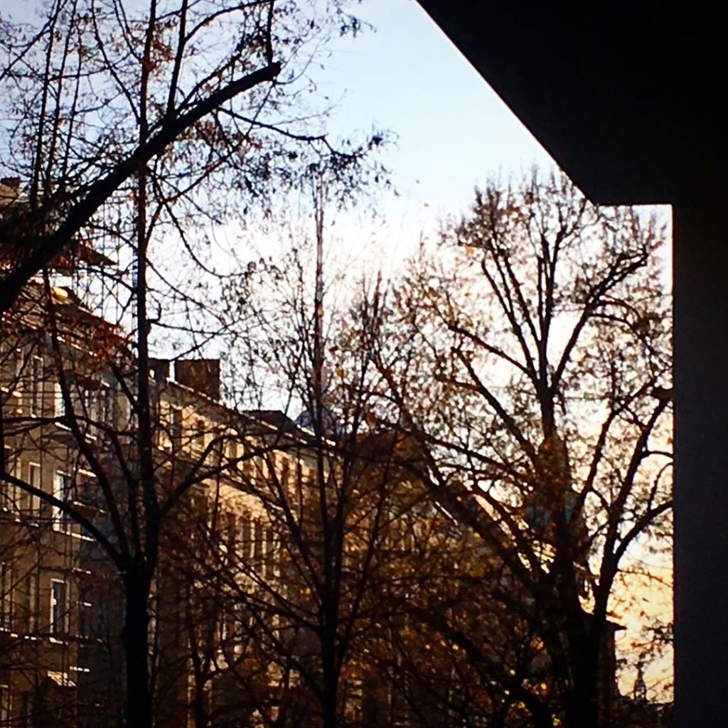 Berlin November sunshine