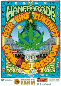 Hanfparade Berlin – Poster 2025