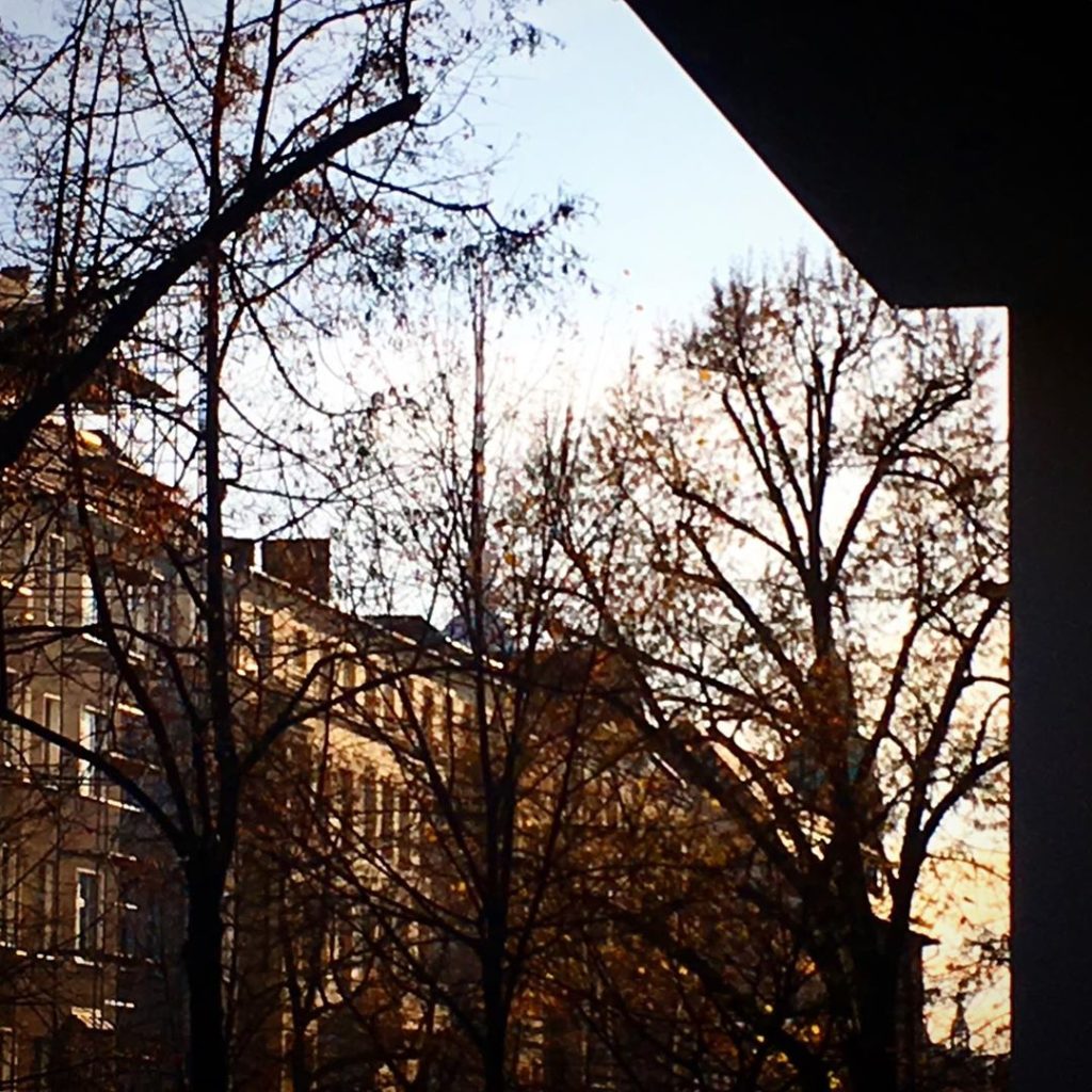 Berlin November sunshine