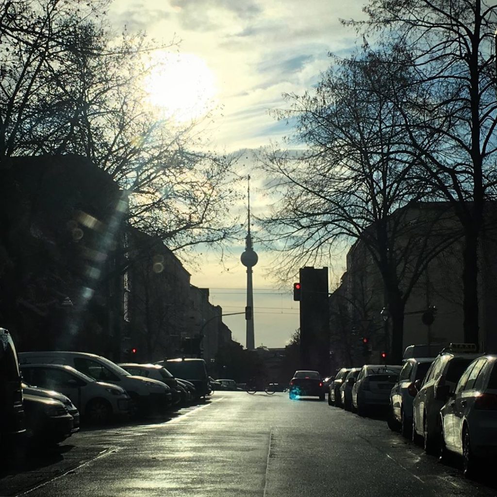 Berlin Strelitzer Strasse Fernsehturm