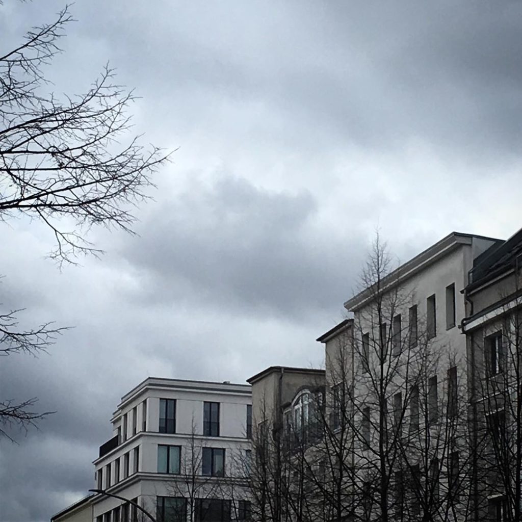 Berlin Grey Clouds Brunnenstrasse
