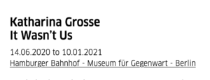 Katharina Grosse It Wasn’t Us