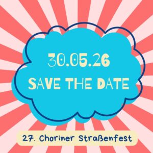 Choriner Strassenfest Berlin 2026 Save the date