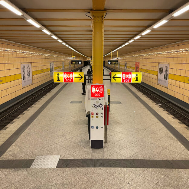 U5 U-Bahn Station Weberwiese Berlin Friedrichshain