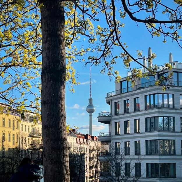 Berlin Fensehturm Skyline Prenzlauer Berg