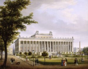 Blick auf den Berliner Lustgarten und das Königliche Museum (heute Altes Museum); Carl Daniel Freydanck, Das alte Museum in Berlin, 1836, SPSG; Fotograf: Anders, Jörg P.; Aufnahmedatum: 1987 Blick auf den Berliner Lustgarten und das Königliche Museum (heute Altes Museum); Carl Daniel Blick auf den Berliner Lustgarten und das Königliche Museum (heute Altes Museum); Carl Daniel Freydanck, Das alte Museum in Berlin, 1836, SPSG; Fotograf: Anders, Jörg P.; Aufnahmedatum: 1987