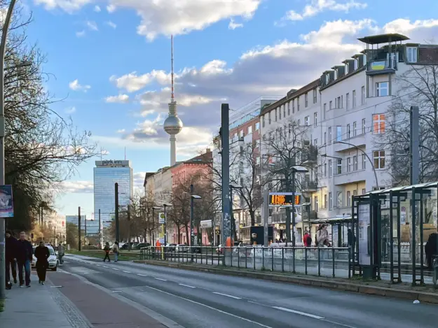 Prenzlauer Allee, Fernsehturm, Berlin, Prenzlauer Berg