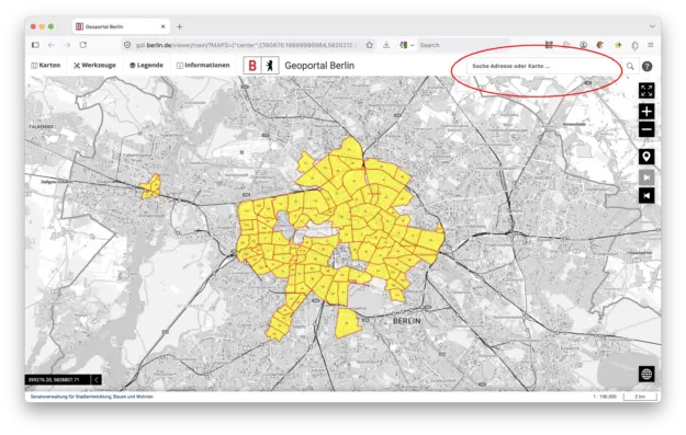 Berlin parking zones map
